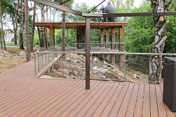 Ограждения из нержавейки со стеклом в Перми. Готовые проекты ПерилаГлавСнаб - фото 25 Ограждения из нержавейки со стеклом в Перми. Готовые проекты ПерилаГлавСнаб - фото 25