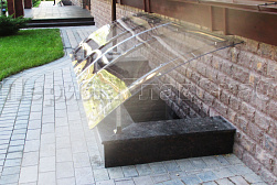 Козырьки и навесы на металлокаркасе в Перми. Готовые проекты ПерилаГлавСнаб - фото 6