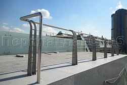 Уличные ограждения из металла в Перми. Готовые проекты ПерилаГлавСнаб - фото 22