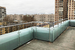 Стеклянные перила для балконов в Перми. Готовые проекты ПерилаГлавСнаб - фото 41
