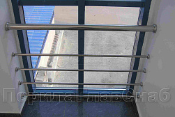 Ограждение на окна из нержавеющей стали в Перми. Готовые проекты ПерилаГлавСнаб - фото 2