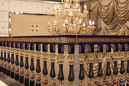 Латунные перила под золото в Перми. Готовые проекты ПерилаГлавСнаб - фото 8