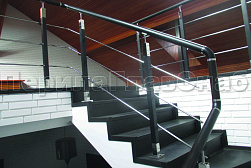 Перила и ограждения из нержавейки и дерева в Перми. Готовые проекты ПерилаГлавСнаб - фото 25